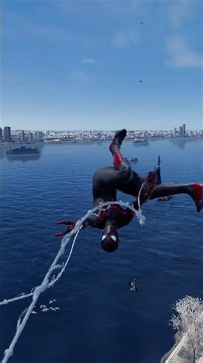 Spider-Man High Tech Suit 🔥 Crazy Swing, Flips Tricks 🕷️#shorts #gaming #viral #foryou