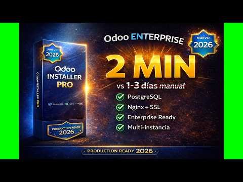 Instalando Odoo 19 Enterprise Full en 2 minutos | Nuevo Instalador Linux 2026 + Cloud-Init
