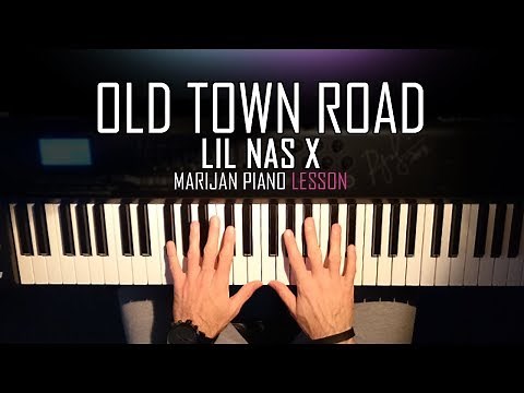 How To Play: Lil Nas X - Old Town Road | Piano Tutorial Lesson + Sheets