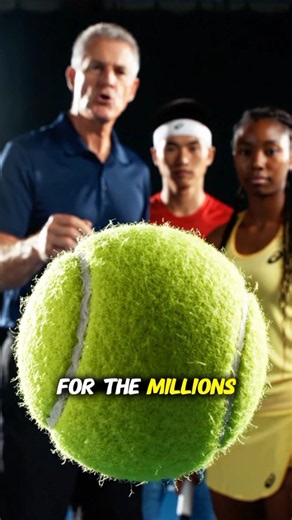The Real Reason Tennis Balls Are Yellow 🎾! #history #creator #reels
