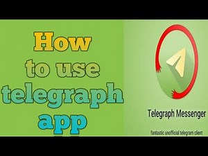 How To use Telegraph App