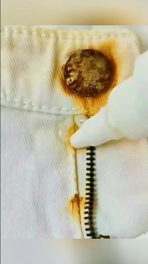 How to remove rust stains from clothes