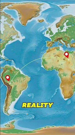 Why Do Planes Fly in Curved Paths on Maps? 🌍✈️ (The Great Circle Route Explained)