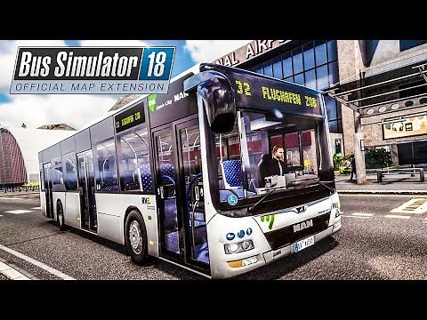 BUS SIMULATOR 18: Am FLUGHAFEN im MAN! | BUS SIMULATOR 2018 #52