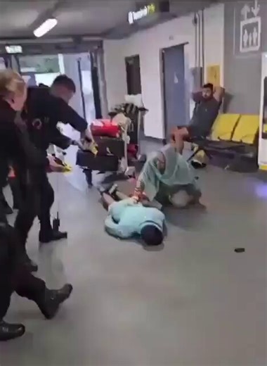 The Manchester Airport brothers' trial has ended, and the jury is about to give their verdict.It's possible they could be found not guilty due to the circumstances. But If are found guilty, they deserve adequate punishment.A reminder of the kick and stamp in the head the police officer gave when he was detained.