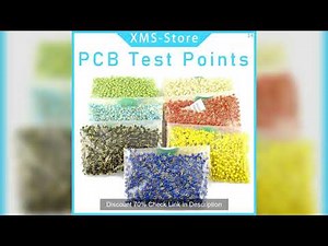 50PCS PCB test point test point ceramic copper gold-plated probe cylindrical test ring bead circuit