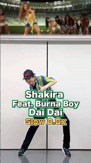 ❤️‍🔥400K Shakira & Burna Boy "Dai Dai" Dance Tutorial Refrain Part Slow【0.8x Mirror】