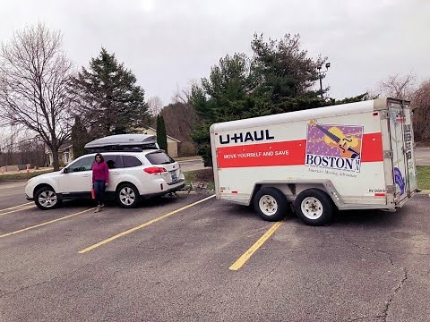 U-haul 6x12 trailer & Subaru Outback Cross country move