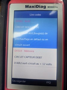 [ Renault trafic 1.9 dci 100 an 2004 ] code défaut DF061 et DF019