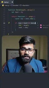 ✅Throttling with examples in JavaScript 🔥 #javascriptinterview