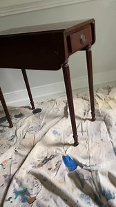 189K views · 2K reactions | Decoupage paper a table? Sure can! Blended with Terra Clay Paint. | The Top Drawer RVA | Facebook