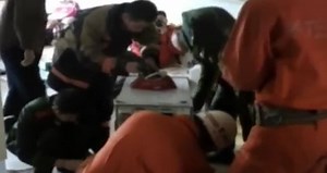 2yearold boy trapped in a washing machine in China