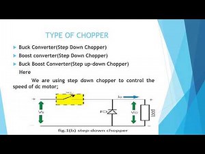 Speed control of Dc Motor using chopper
