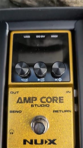 top 3 pédales favoris amp cor studio de nux .#pedalboard