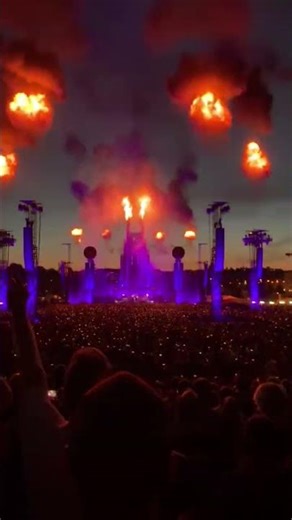 “You won’t believe what happened at this concert #ramstein #liveconcert #fyp #global #song #fire