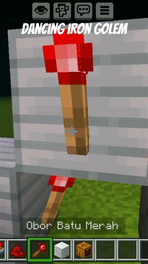 cara buat iron golem joget #minecraft#