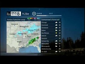 TWC HD Satellite Local Forecast- Dec. 8, 2013- 6:28PM PST