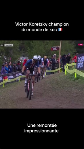 Victor Koretzky est champion du monde de xcc