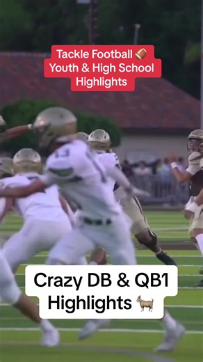 Crazy DB & QB1 Highlights 🐐