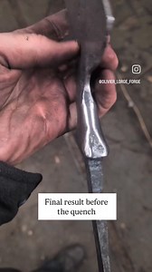 Here is a project I've been wiling to make for a long time and I finally took the time to make the top tool to be able to make brut de forge integral bolster 🔥🔥🔥 I thought it wouldn't work the first time but I was wrong !!! First trial, first success 💪💪💪 so happy ! And you, what do you think about it ? . Voici un projet que je voulais réaliser depuis longtemps et j'ai enfin pris le temps de fabriquer l'outil idéal pour pouvoir forger un renfort intégral brut de forge 🔥🔥🔥 Je pensais que 