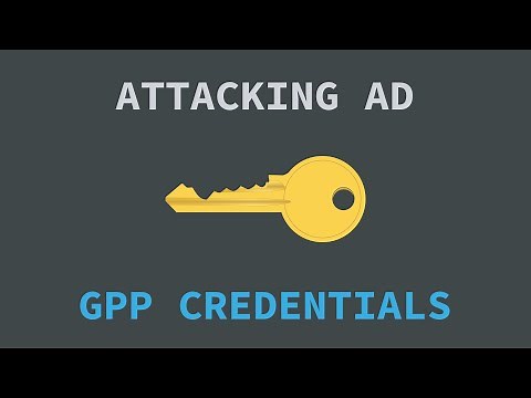 Attacking Active Directory - GPP Credentials