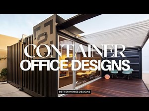 AMAZING! SHIPPING CONTAINER OFFICE DESIGN IDEAS | BEST MODULAR HOMES OFFICE CARGO SHIPPING CONTAINER