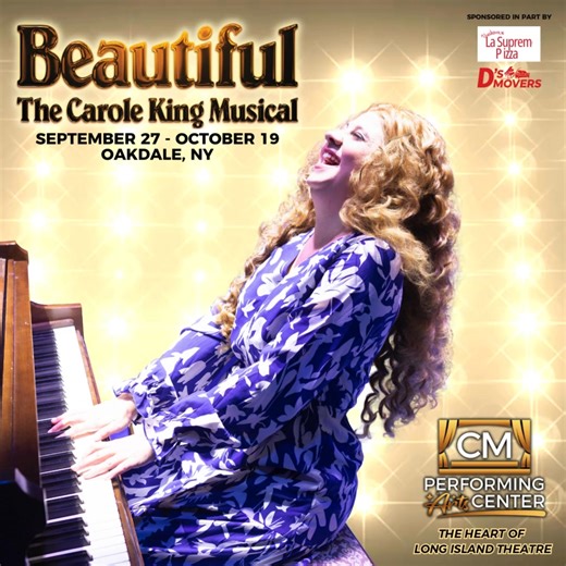 Don’t miss Beautiful: The Carole King Musical at CM Performing Arts Center, 9/27–10/19 in Oakdale! | CM Performing Arts Center