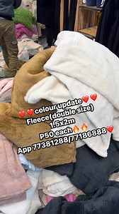 98K views · 545 reactions | Colour update fleece(double size)P50 each❤️❤️ | Amanda fashion | Facebook