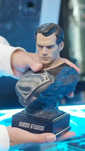 52K views · 773 reactions | A huge thanks to @toys_assemble for sharing this fantastic unboxing video with us! It’s always a joy to see collectors experience their new pieces.  Superman (Black Suit) 1/3 Statue (Regular Edition) is currently shipping in batches, so keep an eye out for updates from our store or your retailer. Thank you for being a valued part of the Queen Studios community! | Queen Studios Collectibles | Facebook