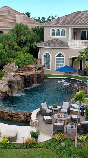 10K views · 8.6K reactions | This beautiful tropical backyard escape...