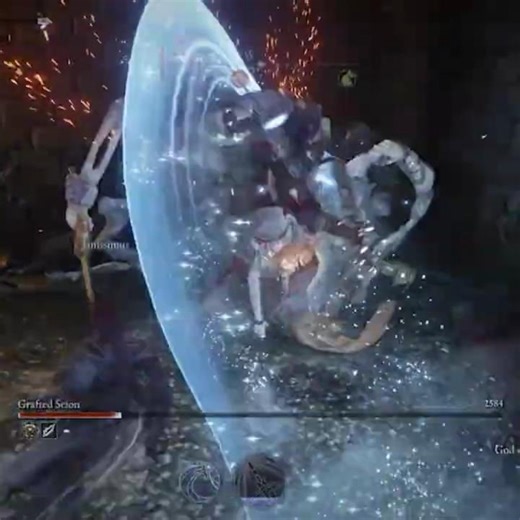 Frostbite and Bleed Destroys Grafted Scion #eldenringnightreign #gaming #nightreign #wylder
