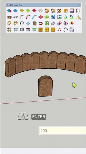 🚀 Easiest Way to Copy Along a Path in SketchUp! (JHS PowerBar Guide)