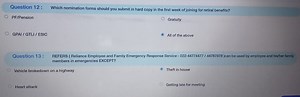 Question 12: Which nomination forms should you submit in hard c... | Filo