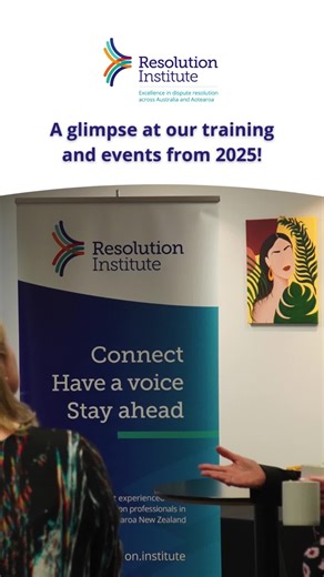 Here is a glimpse at our training and events from 2025! Thank you to everyone who participated, shared their expertise, and supported Resolution Institute throughout the year. We look forward to welcoming you to our 2026 events. Register for one of our 2026 events! | https://ri.resolution.institute/4jrfi #ResolutionInstitute | Resolution Institute