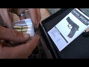 presentation pistolet alarme 9mm a blanc semi automatique