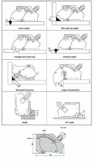 How to use welding Gauge for welding inspection #welder #weldinginspection #weldinginspection