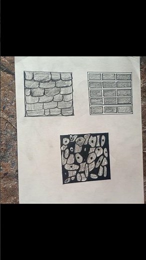 "Creative Texture Drawing Techniques | Step-by-Step Tutorial"#art and calligraphy by eman