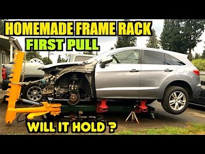 ✅First Frame Pull Test on my Homemade Frame Rack Jig