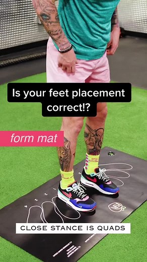 Optimal Foot Placement for Squats and Glutes Activation