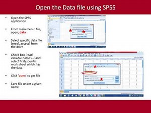 Creating your SPSS Database