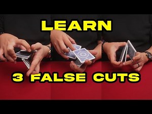 LEARN 3 EASY FALSE CUTS (Magic Tutorial)