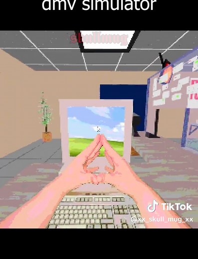 dmv simulator #fyp #comedy #car #animation | car simulator