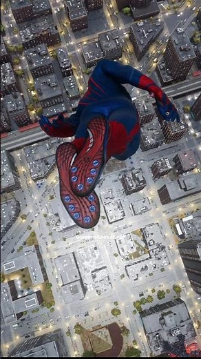 THE AMAZING SPIDER-MAN FREE FALL ❤️💯 PS5 #spiderman #marvel