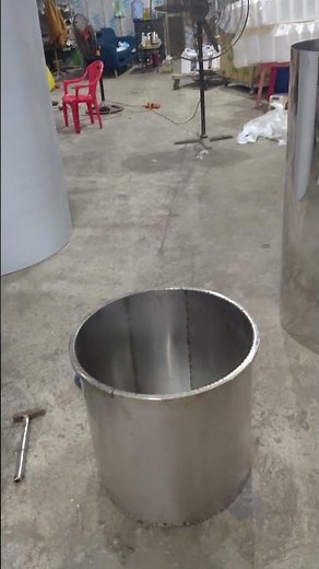 Inside the Fabrication Process of an Industrial Mixing Tank