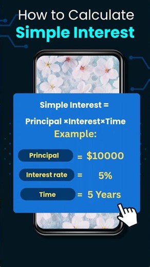 How to Calculate Simple Interest | Simple Interest Formula Explained with Example| #shorts