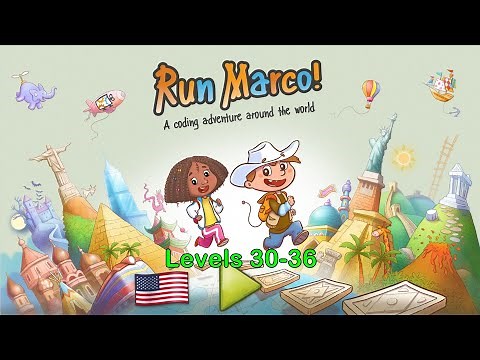 Learn Run Marco! - Jungle Trouble - Levels 30-36 - Advanced Conditionals