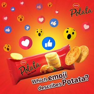 Which emoji describes PRAN Potata? Chips or Biscuit? "TASTE IT TO KNOW IT" #PRANPotata | PRAN Potata
