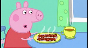 Peppa Pig Enjoys Bacon: A Tasty Breakfast Adventure