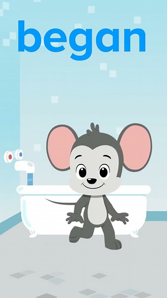 Kindergarten Sight Words: Began | ABCmouse #learning #education #sightwordsforkids #kindergarten