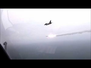 French Rafale B firing a nuclear supersonic cruise missile ASMPA